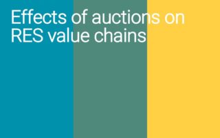 auctions RES value chains