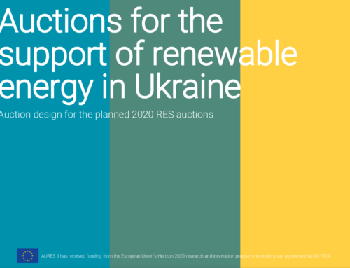 Auctions for the support of renewable energy in Ukraine