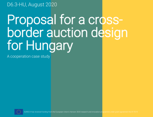 Proposal for a cross- border auction design for Hungary