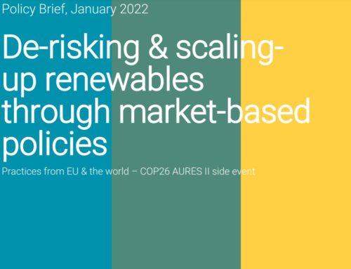 De-risking and scalingup renewables through market-based policies